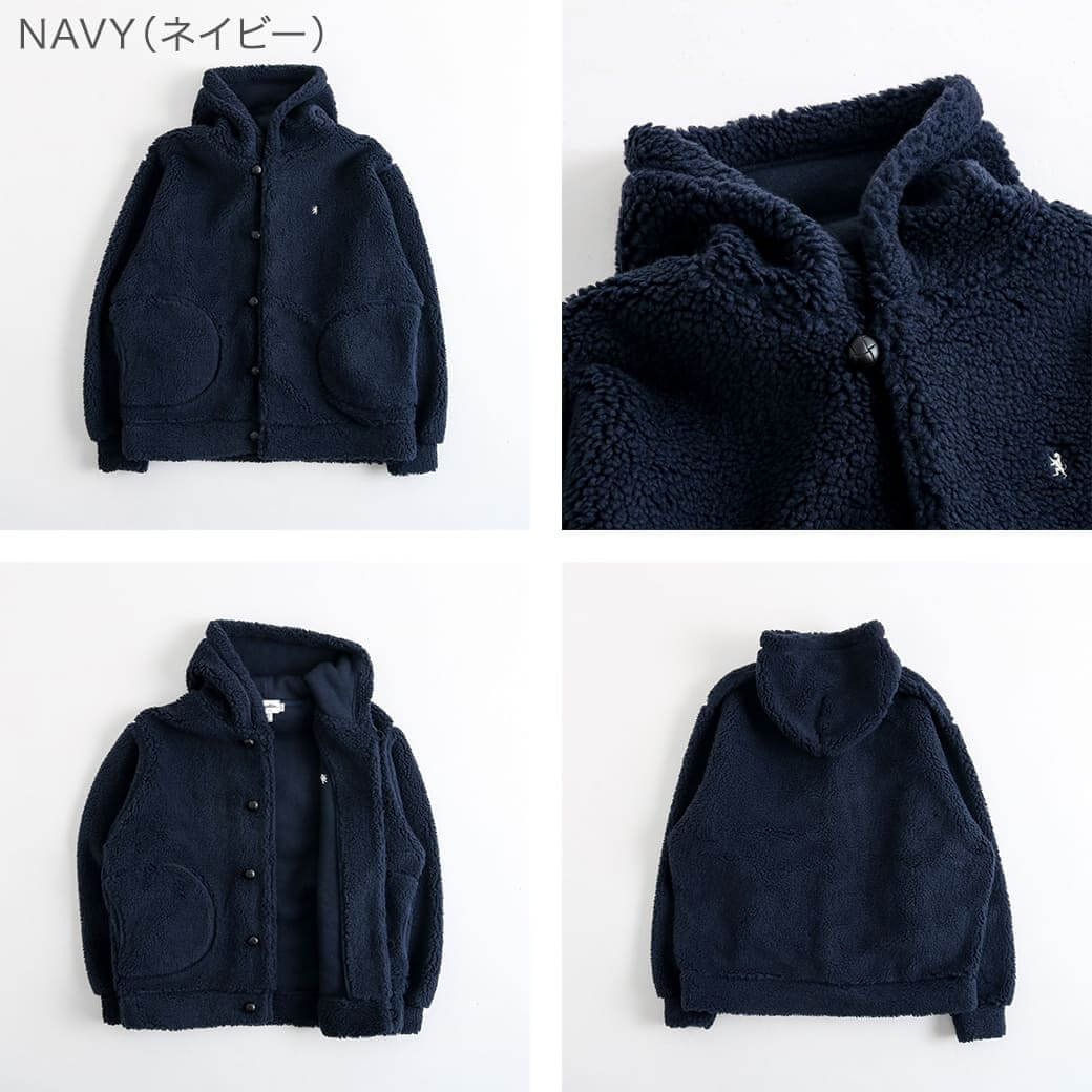 Gymphlex ジムフレックス ボアフーデッドジャケット｜BORN FREE ONLINE