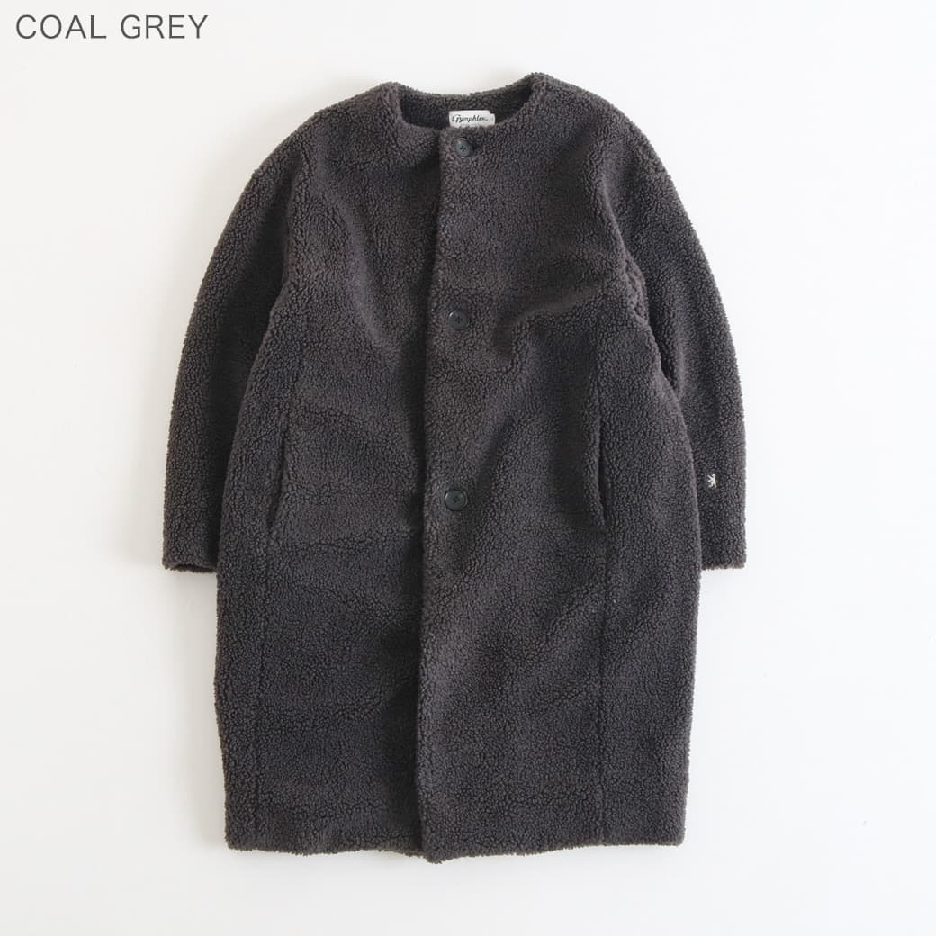 Gymphlex ジムフレックス コージーライトボア カラーレス コート｜BORN