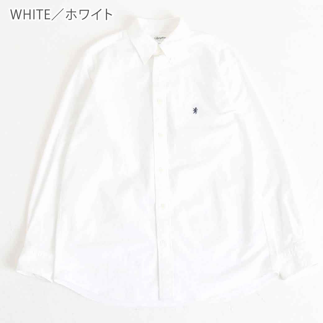 Gymphlex ジムフレックス オックスフォード 長袖 ボタンダウンシャツ