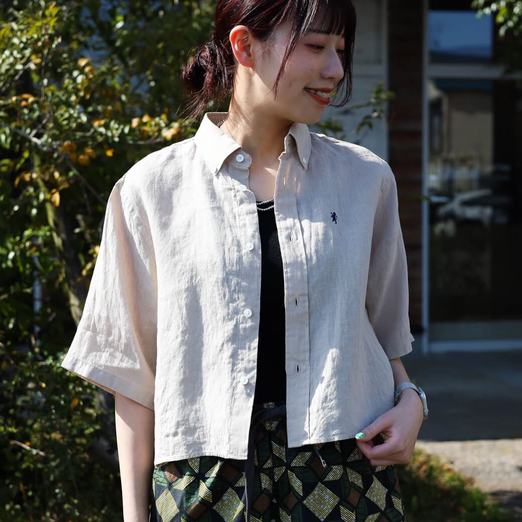 Gymphlex ジムフレックス ショート ボタンダウン シャツ ショート スリーブ