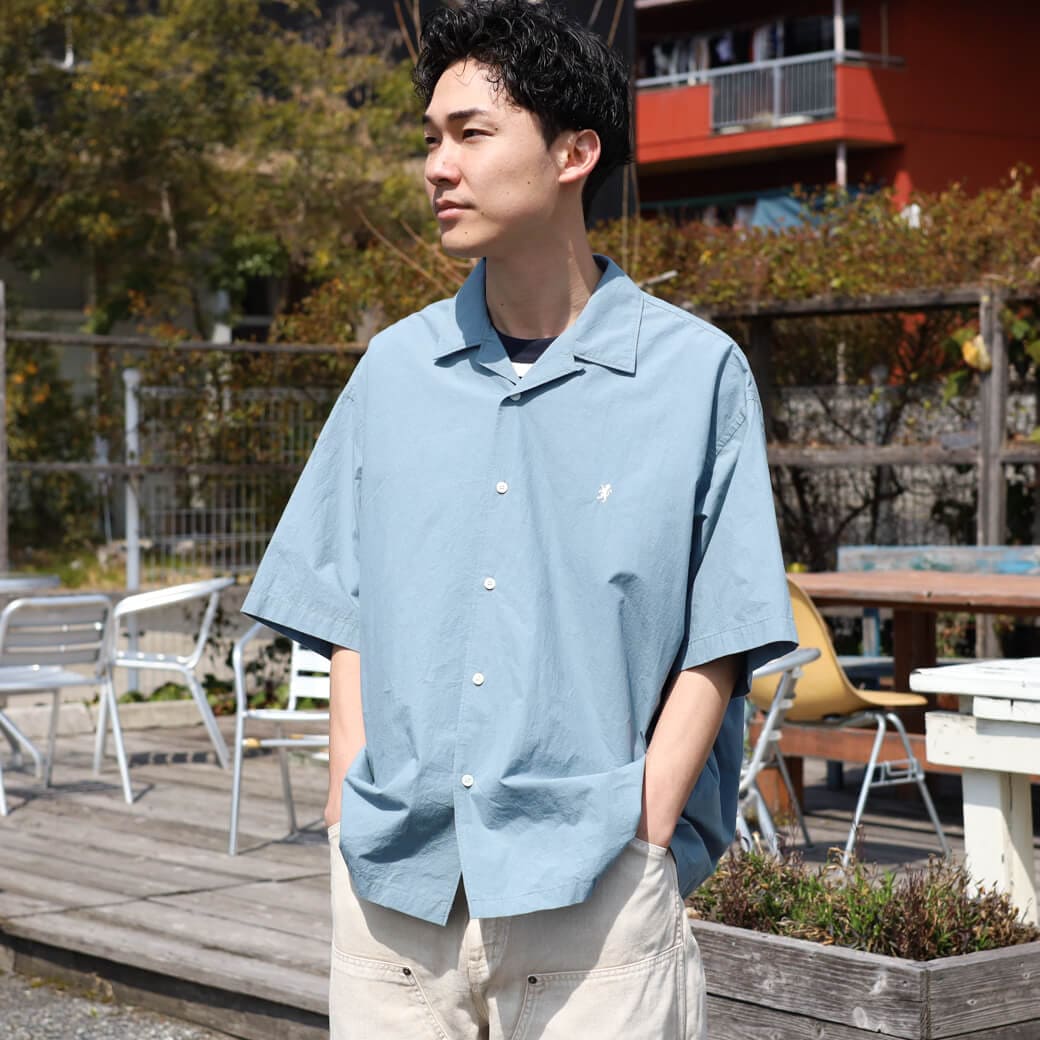 Gymphlex ジムフレックス オープンカラーショートスリーブシャツ