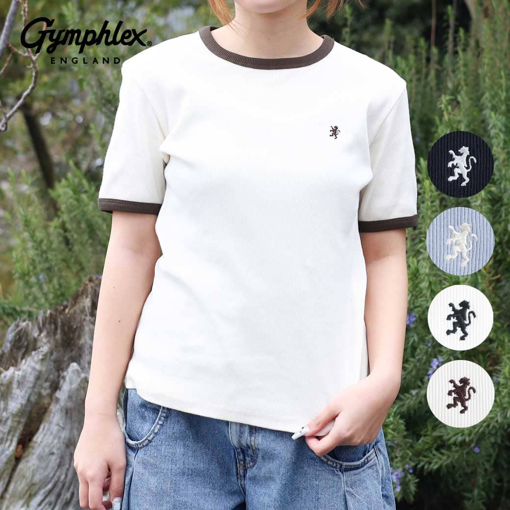 Gymphlex ジムフレックス クルーネックリンガーTシャツ｜BORN FREE