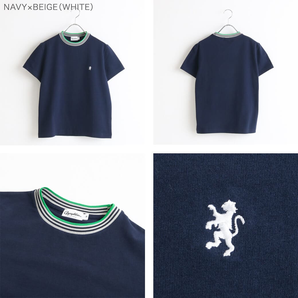 ☆レディース Gymphlex ジムフレックス クルーネック ニットライン Tシャツ 品番：GY-C0448CCB【1枚までメール便可】【SALE】【10%OFF】 GYMPHLEX ☆レディース Gymphlex ジムフレックス クルーネック