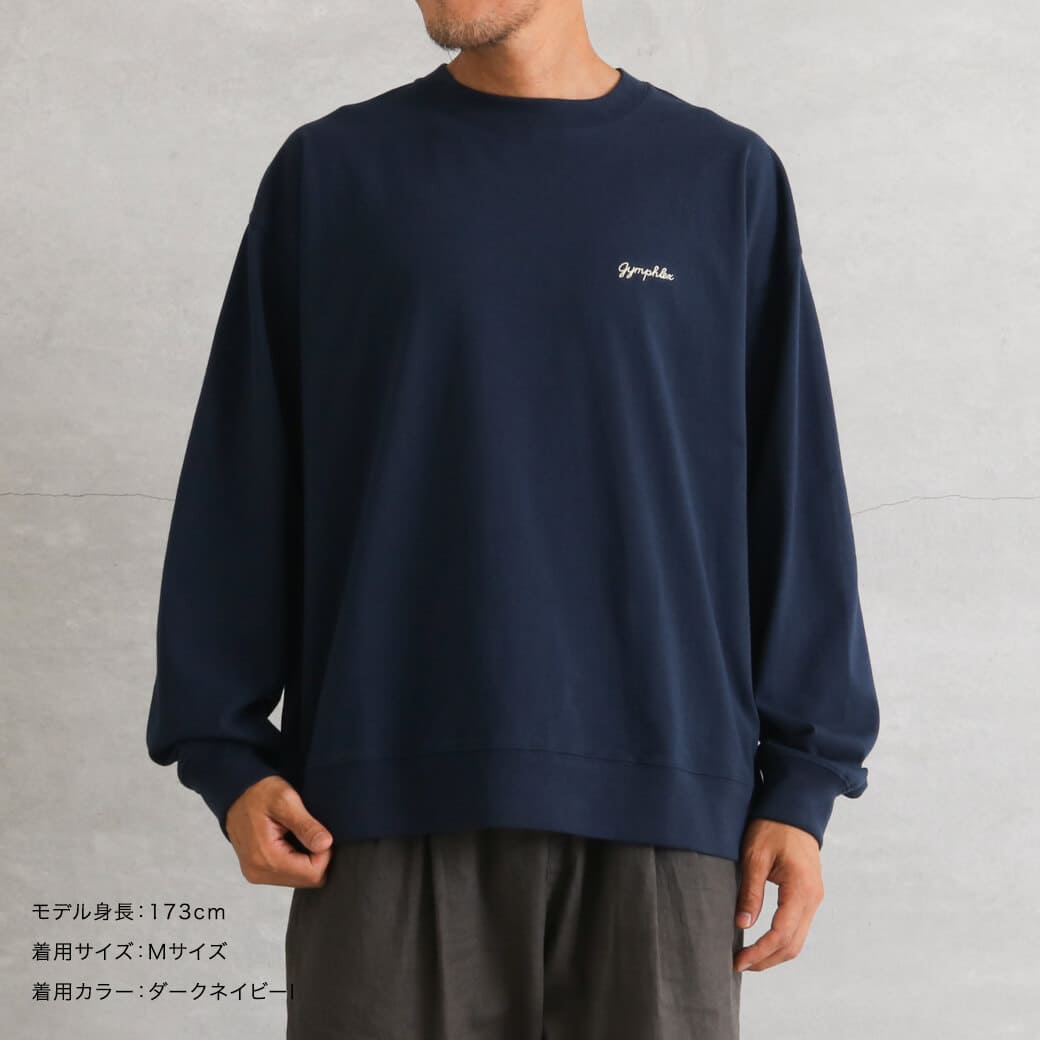 Gymphlex ジムフレックス コットンジャージー クルーネック長袖T