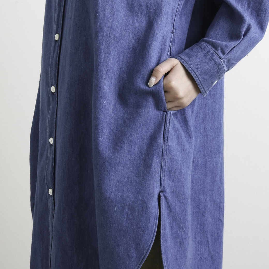 Gymphlex ジムフレックス デニムシャツワンピース｜BORN FREE ONLINE SHOP