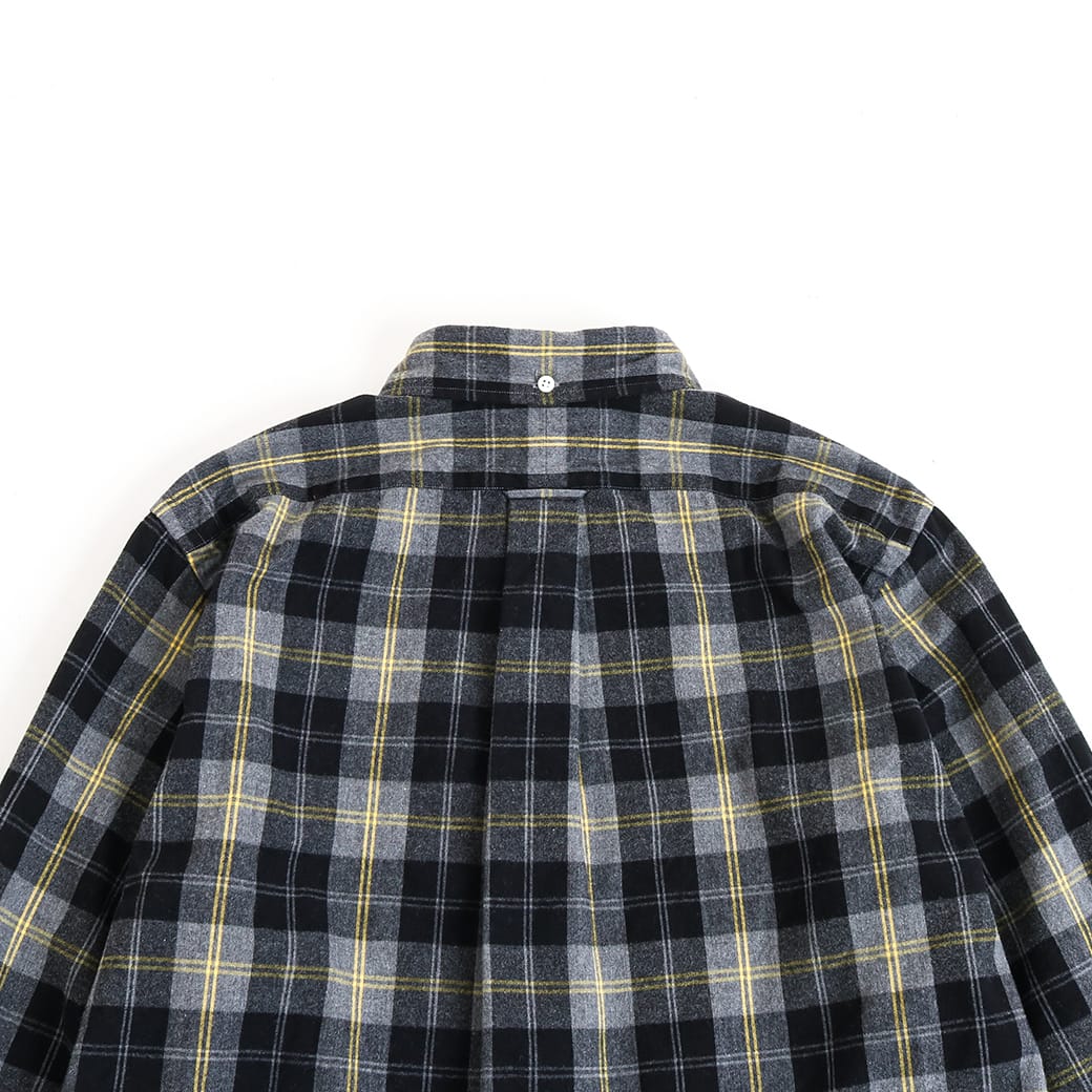 Gymphlex メンズ　チェックシャツ　L GYMPHLEX ジムフレックス ビエラ起毛 ボタンダウンチェックシャツ 長袖
