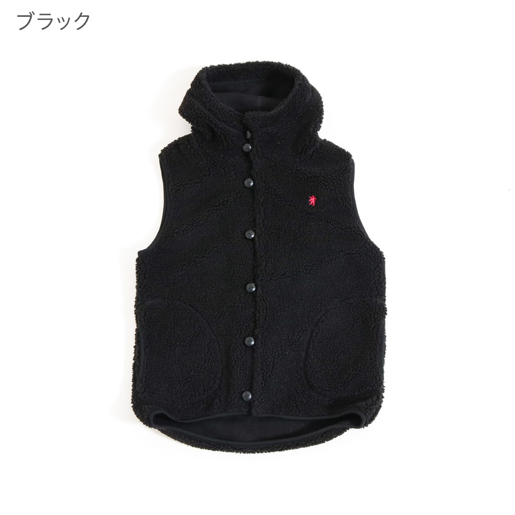 GYMPHLEX ジムフレックス くるみボタン くるみボタン ボア フード 