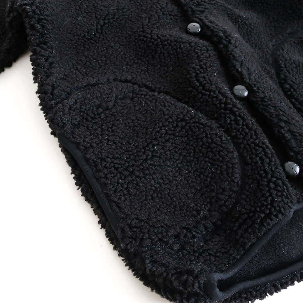 Pikmin フード付きボアジャケット MSGM】 【「FOLLOW THE RABBIT」フード付き ボアジップ