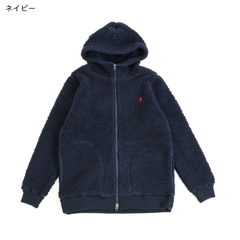 GYMPHLEX ジムフレックス ジップアップフードボアジャケット J
