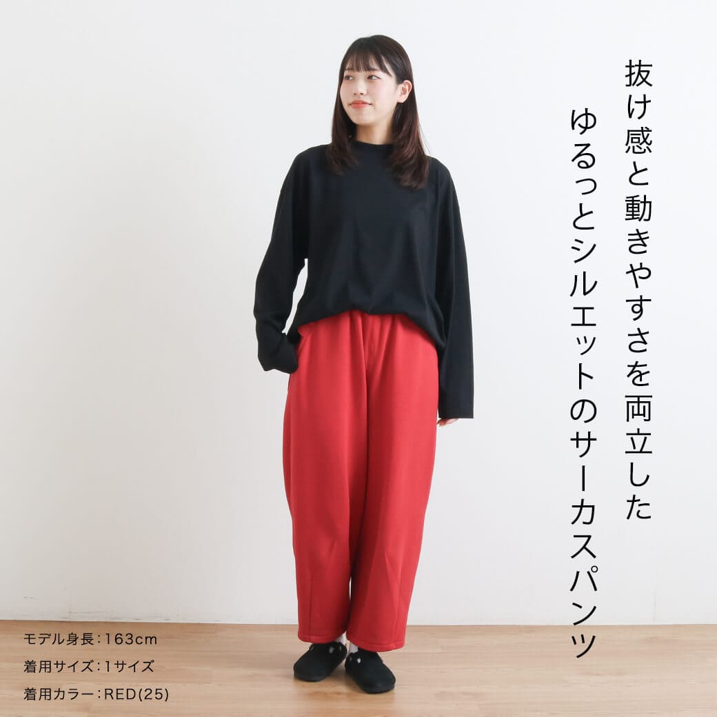 HARVESTY ハーベスティ 裏毛 イージー サーカスパンツ ナロー｜BORN