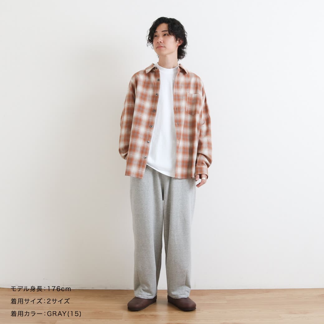 HARVESTY ハーベスティ 裏毛 イージー サーカスパンツ ナロー｜BORN