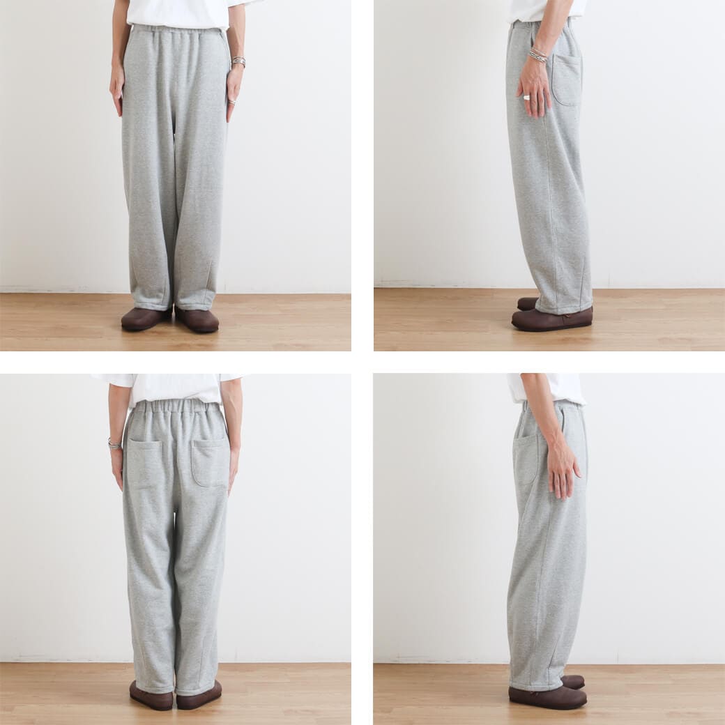 HARVESTY ハーベスティ 裏毛 イージー サーカスパンツ ナロー｜BORN