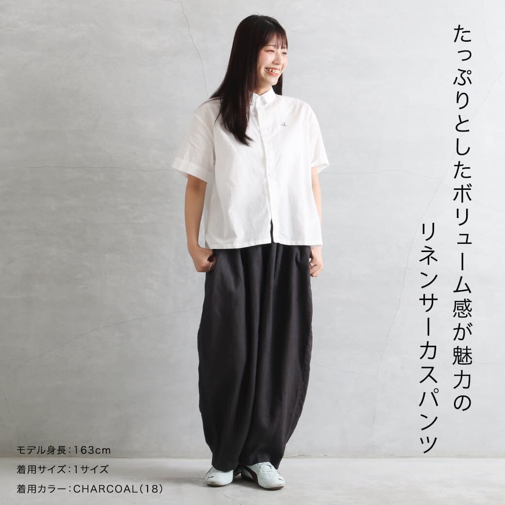 HARVESTY ハーベスティ リネンキャンバス イージーサーカスパンツ
