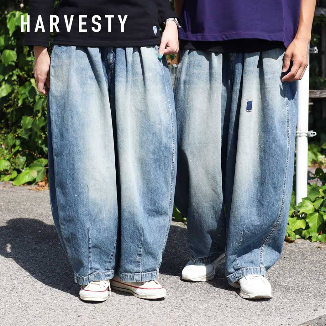 HARVESTY ハーベスティ リメイクデニムサーカスパンツ｜BORN FREE