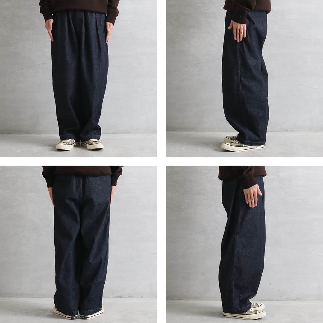 HARVESTY ハーベスティ デニムサーカスパンツ ナローシルエット A12628