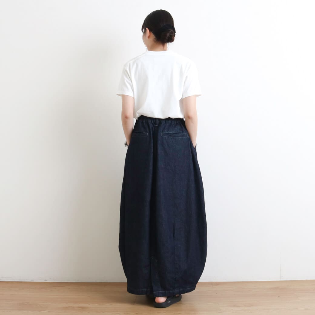 HARVESTY 新品未使用　再値下げ　リネン100% タックスカート セール】HARVESTY / ハーベスティー OX CLIMBING CIRCUS SKIRT