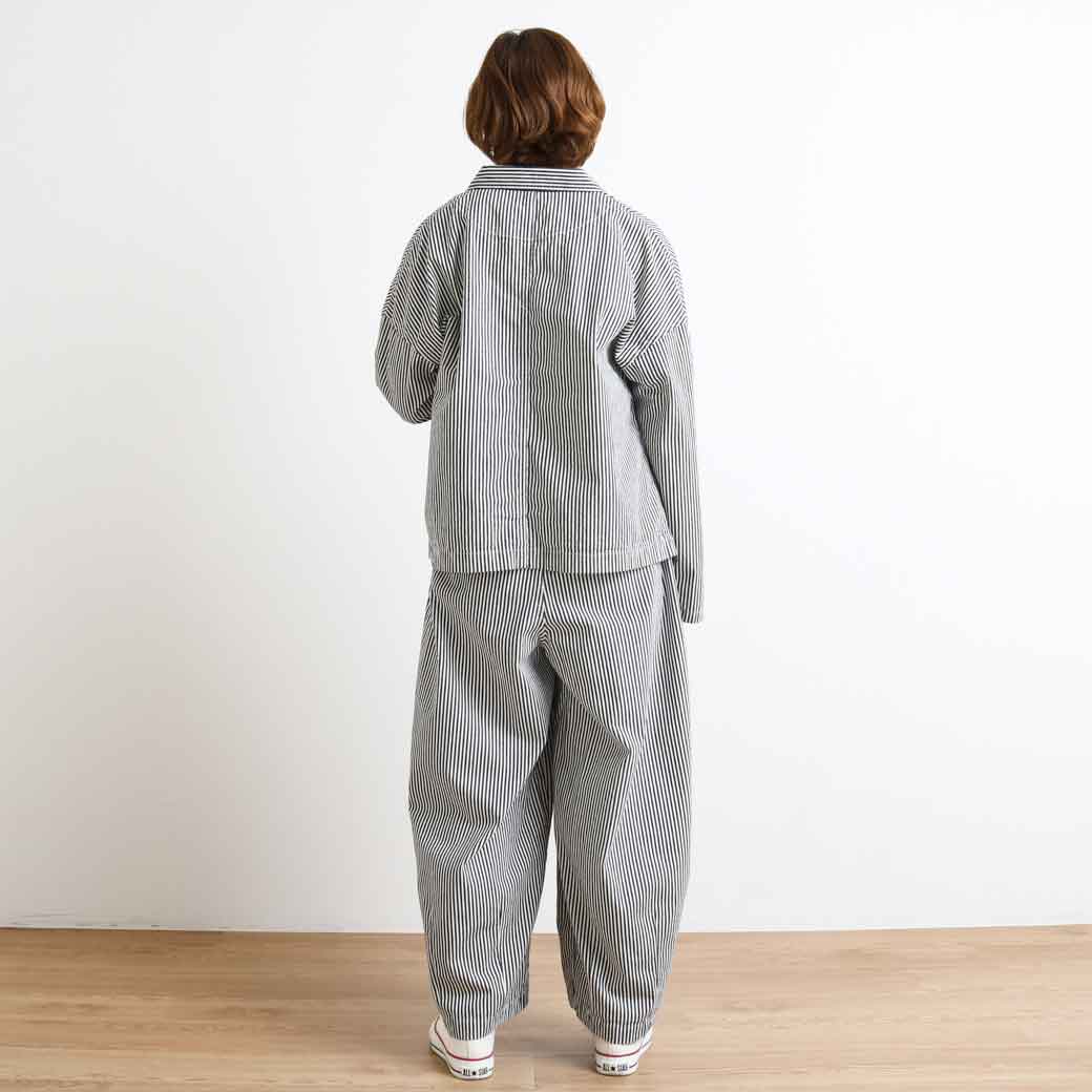 90s アーカイブ カバーオール 8ボール ストライプ 古着 80年代 オシュコシュ Osh kosh B'GOSH ヒッコリー