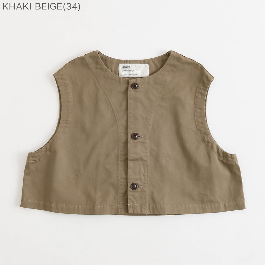 HARVESTY ハーベスティ チノクロスボレロベスト｜BORN FREE ONLINE SHOP