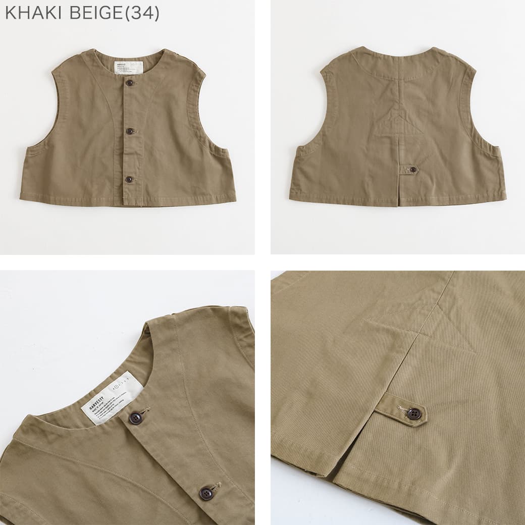 HARVESTY ハーベスティ チノクロスボレロベスト｜BORN FREE ONLINE SHOP