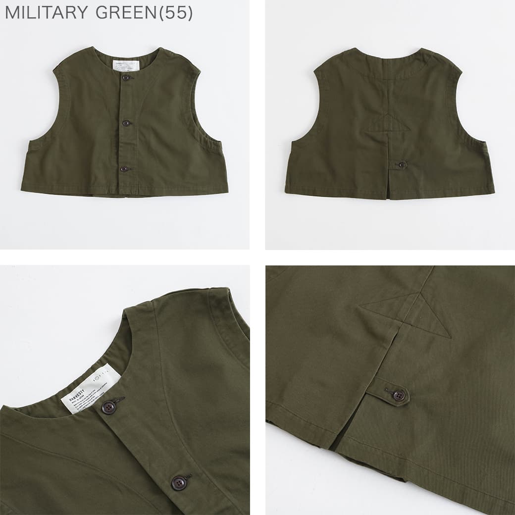 HARVESTY ハーベスティ チノクロスボレロベスト｜BORN FREE ONLINE SHOP