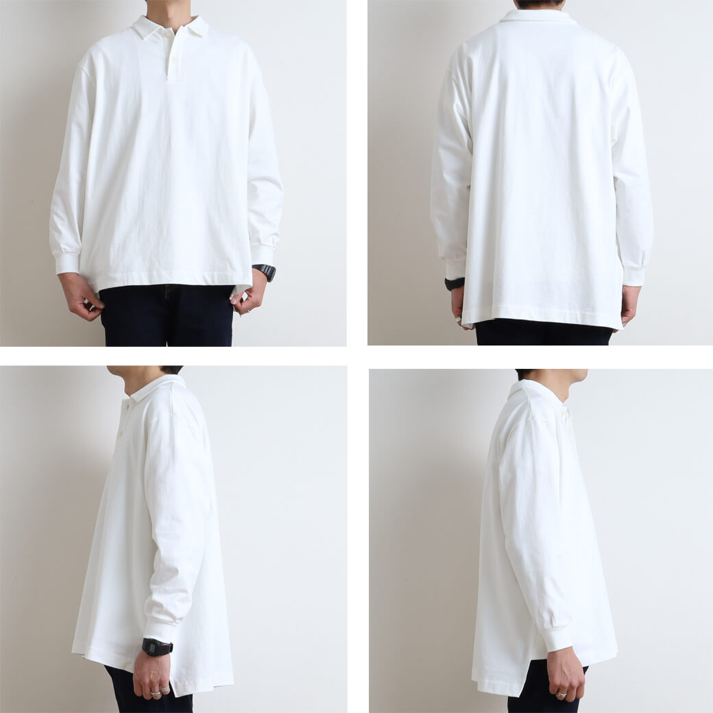 HARVESTY ハーベスティ 長袖ジャンボポロシャツ｜BORN FREE ONLINE SHOP
