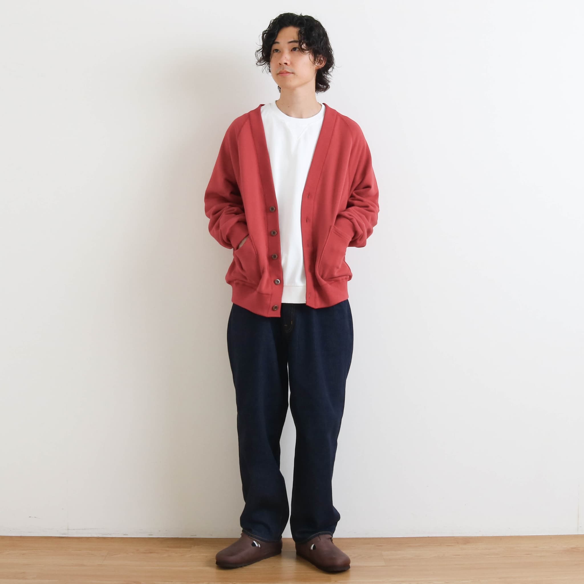 HARVESTY　ハーベスティ　カーディガン HARVESTY ハーベスティ 裏毛カーディガン｜BORN FREE ONLINE SHOP