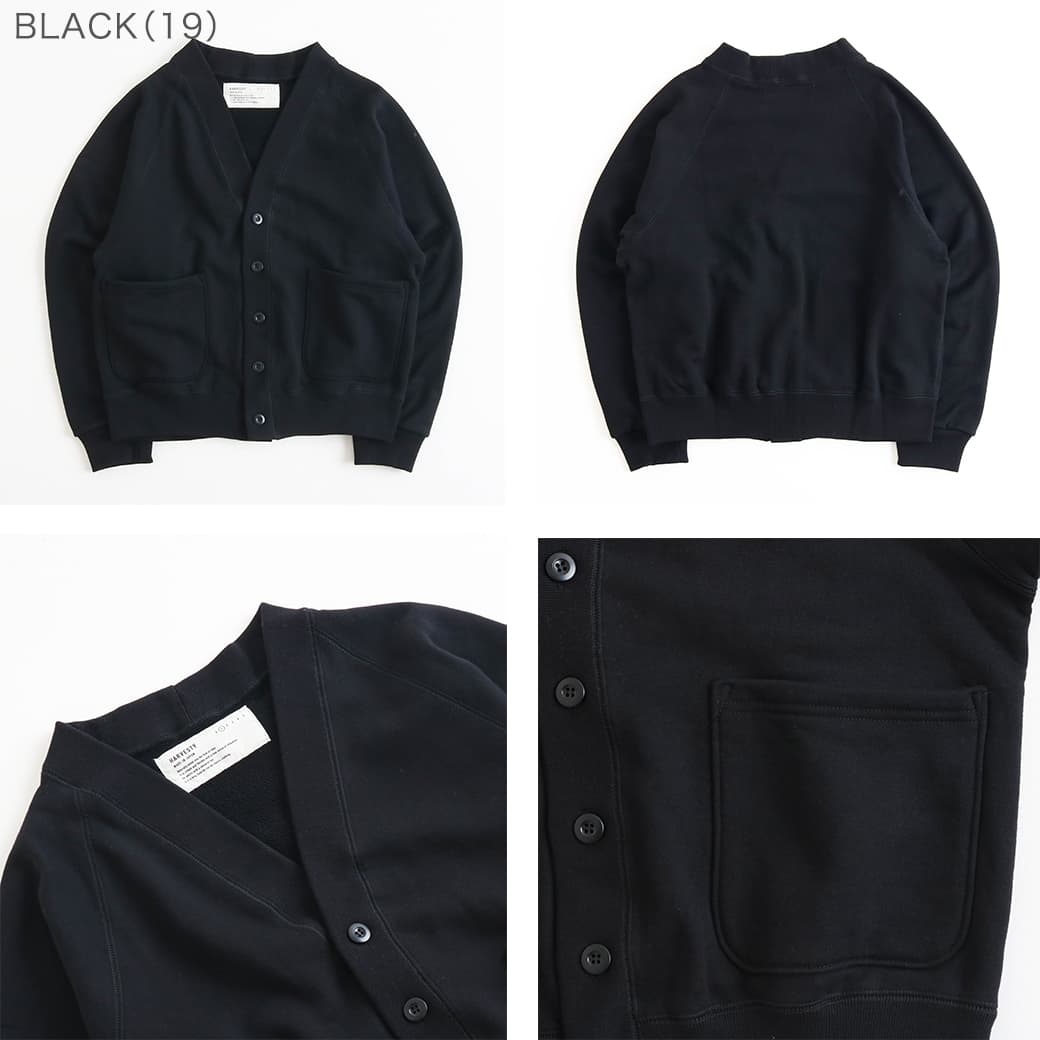 HARVESTY ハーベスティ 裏毛カーディガン｜BORN FREE ONLINE SHOP