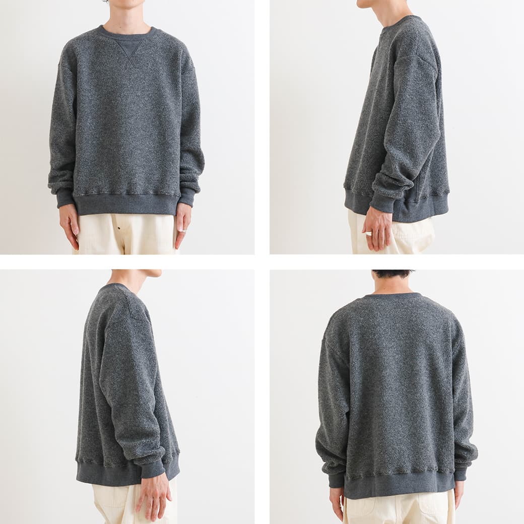 have a good day ハブアグッドデイ ウールパイルプルオーバーニット