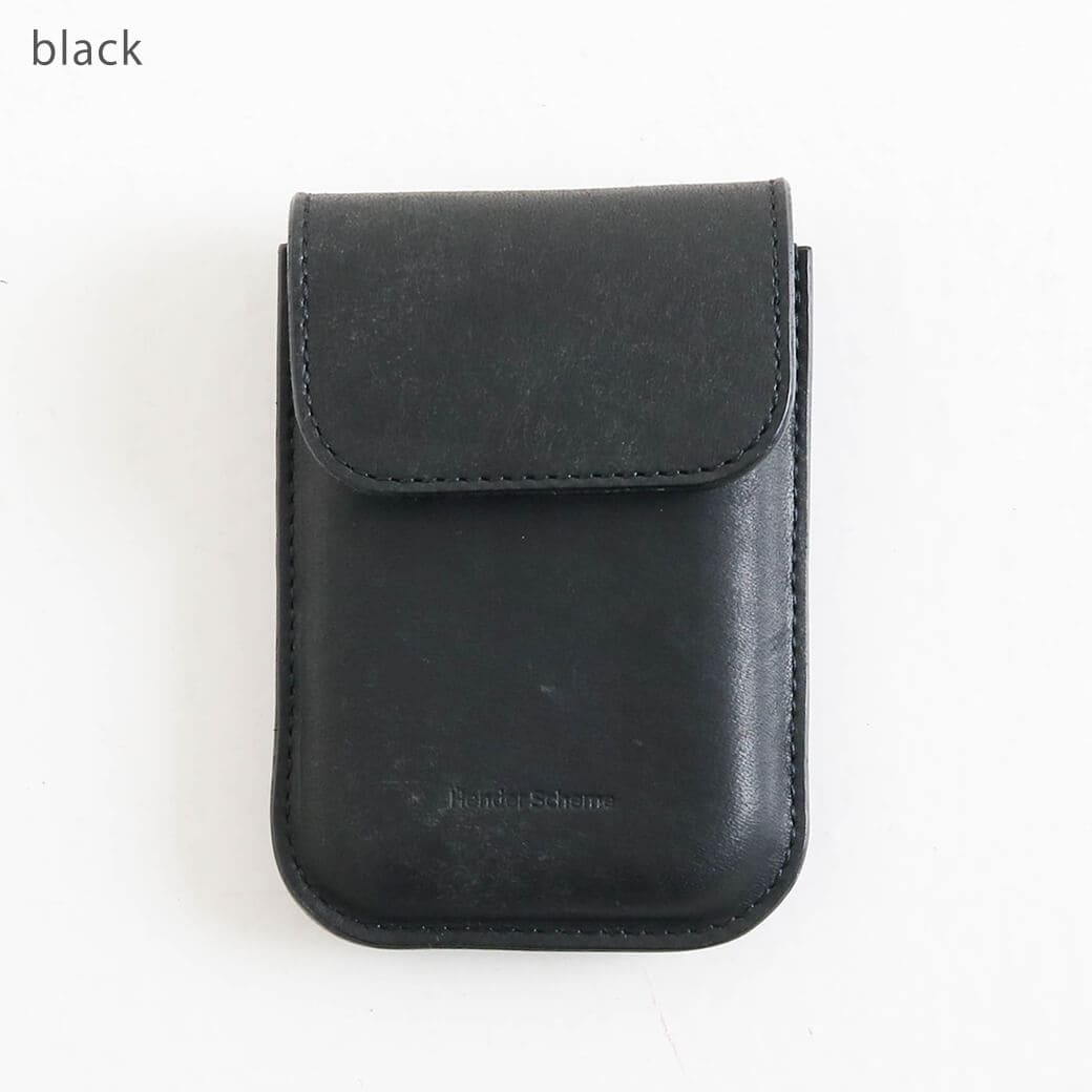Hender Scheme/レザー/ウォレット/マネークリップ/カードケース/黒 すぐ届く 人気 エンダースキーマ レザー ウォレット (Hender