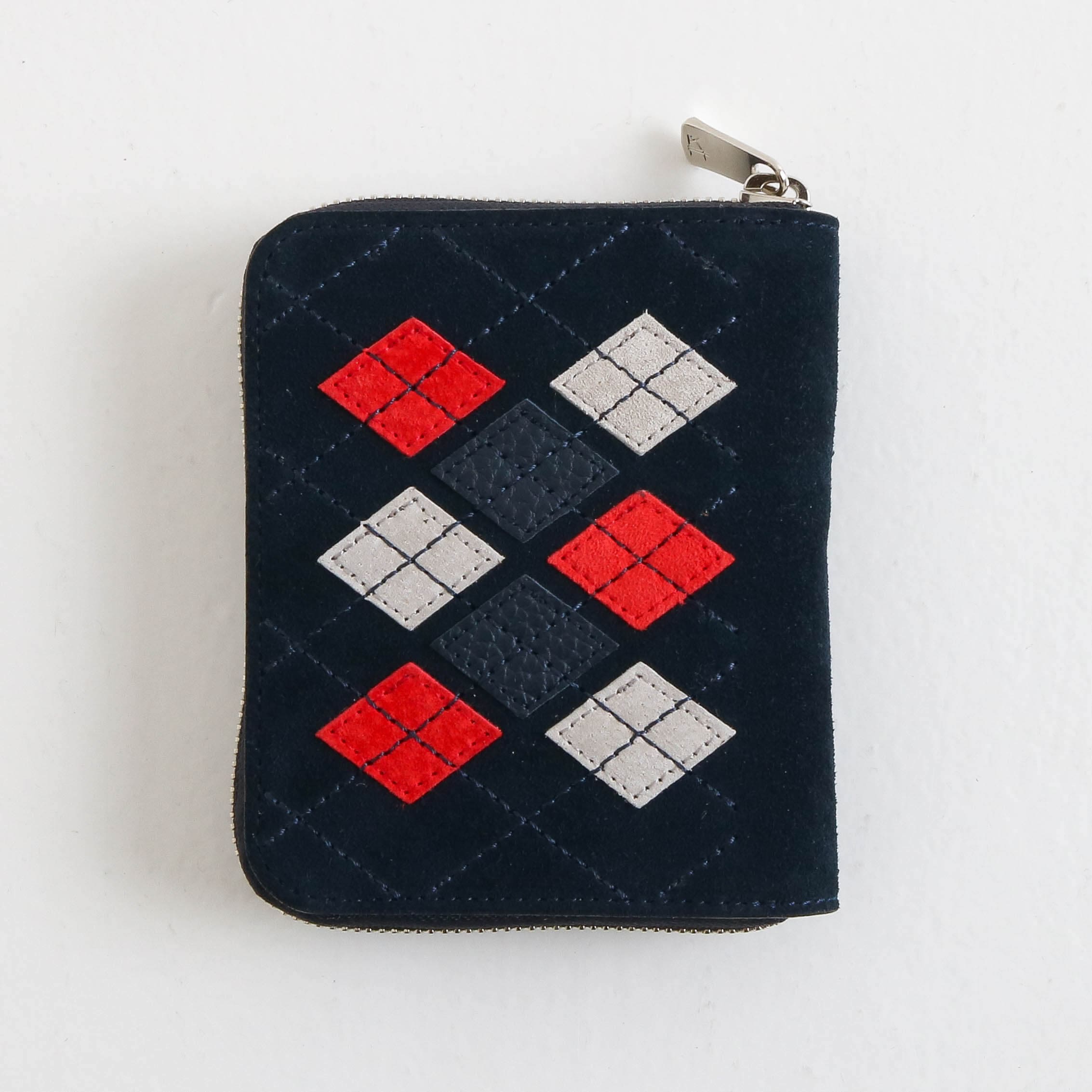 Hender Scheme エンダースキーマ アーガイルスクエアジップパース