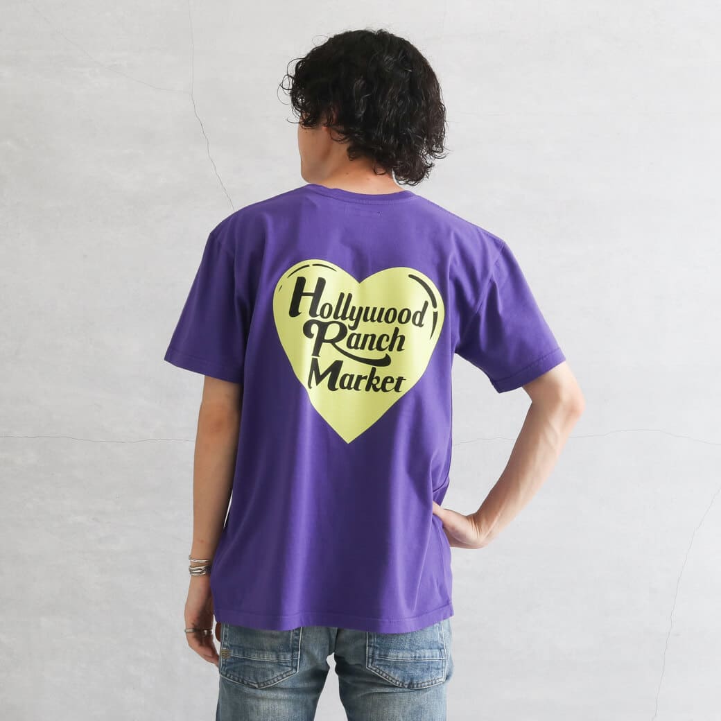 HOLLYWOOD RANCH MARKET ハリウッドランチマーケット ハートイン HRM ショートスリーブ Tシャツ