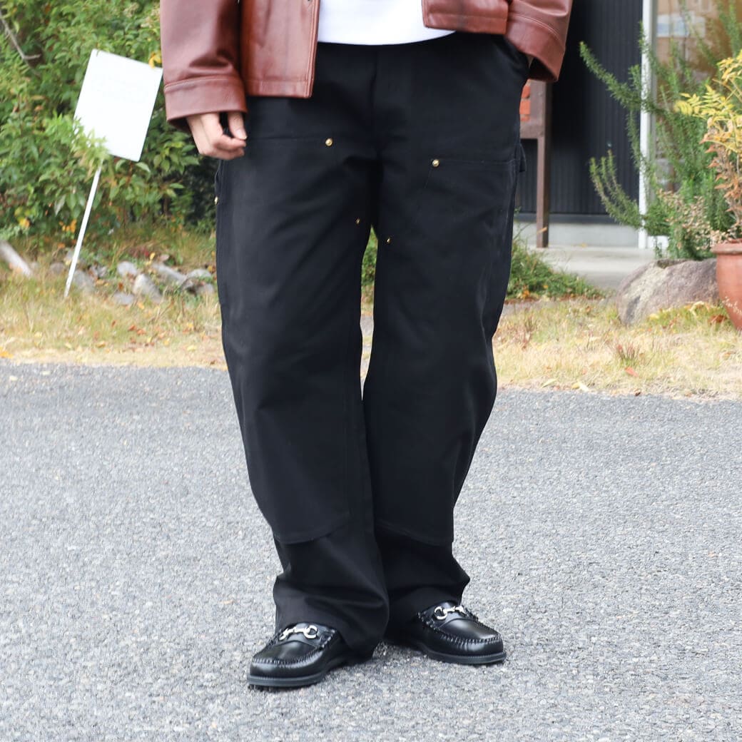 HOUSTON ヒューストンダック ダブルニー ペインター パンツ