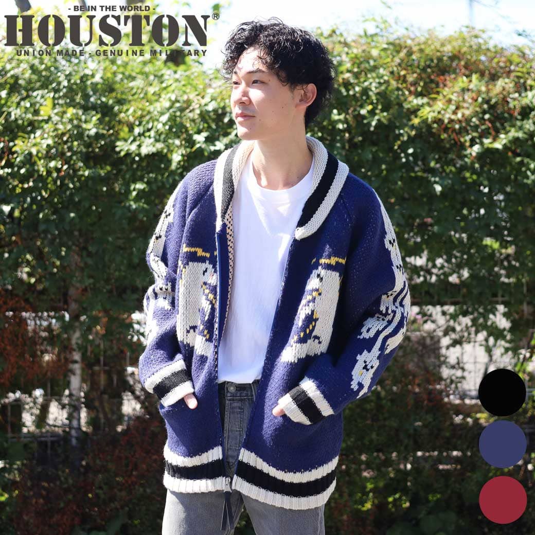 レアデザイン】カナタ カウチンニットL ジップ 水色 メランジ レア