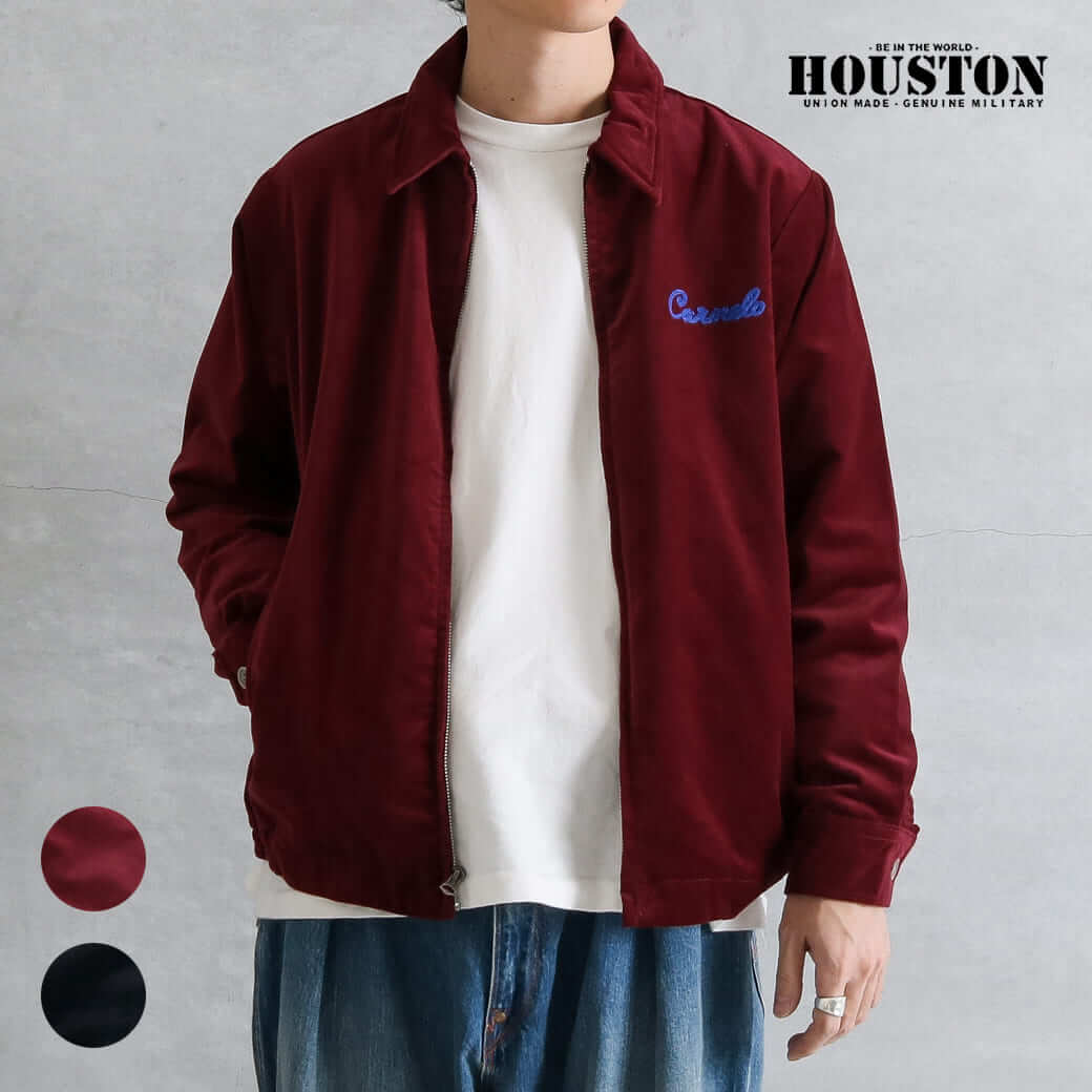 HOUSTON ヒューストン コットン別珍ハリントンジャケット｜BORN FREE