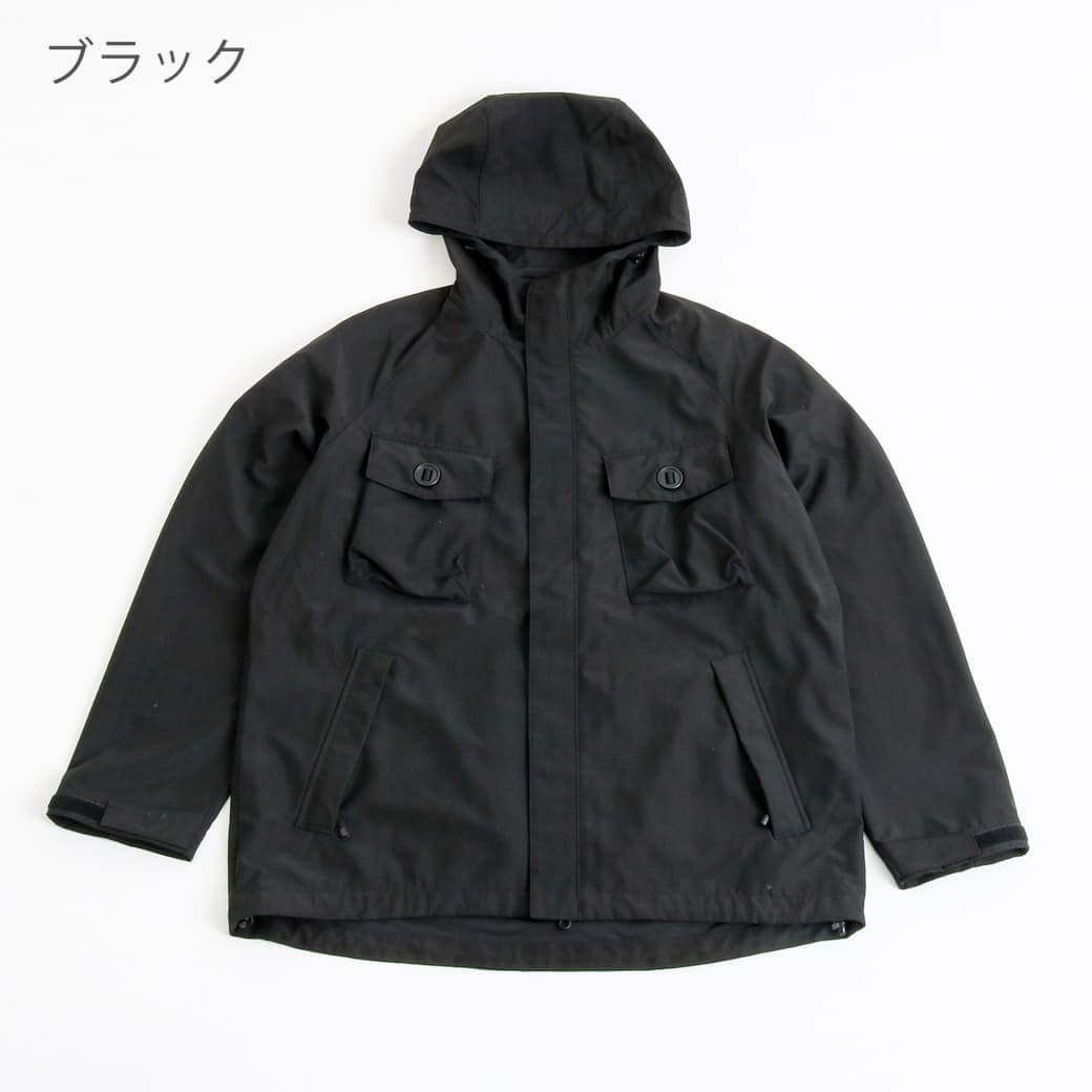 JOHNBULL テトラテックスマウンテンパーカー ブラック　M Johnbull アウター ジョンブル メンズ ユーティリティシェル