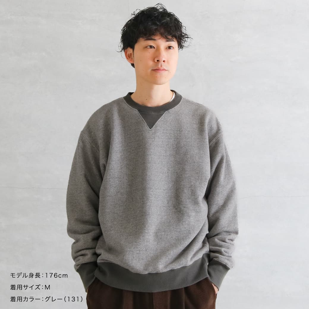 Johnbull ジョンブル ツートーン配色クルーネックスウェット｜BORN