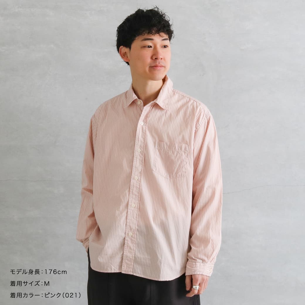 Johnbull ジョンブル ガーメントダイストライプ｜BORN FREE ONLINE SHOP
