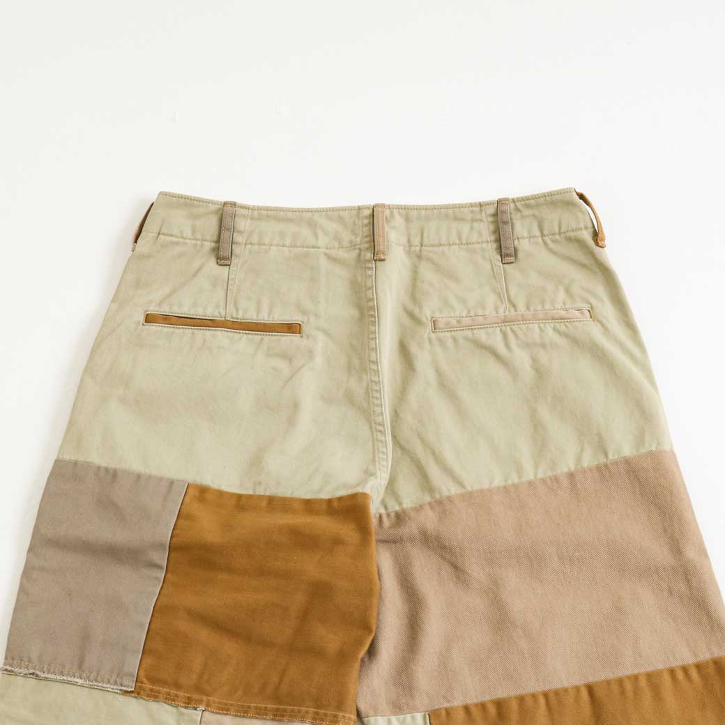 Johnbull ジョンブル パッチワークチノトラウザーパンツ｜BORN FREE