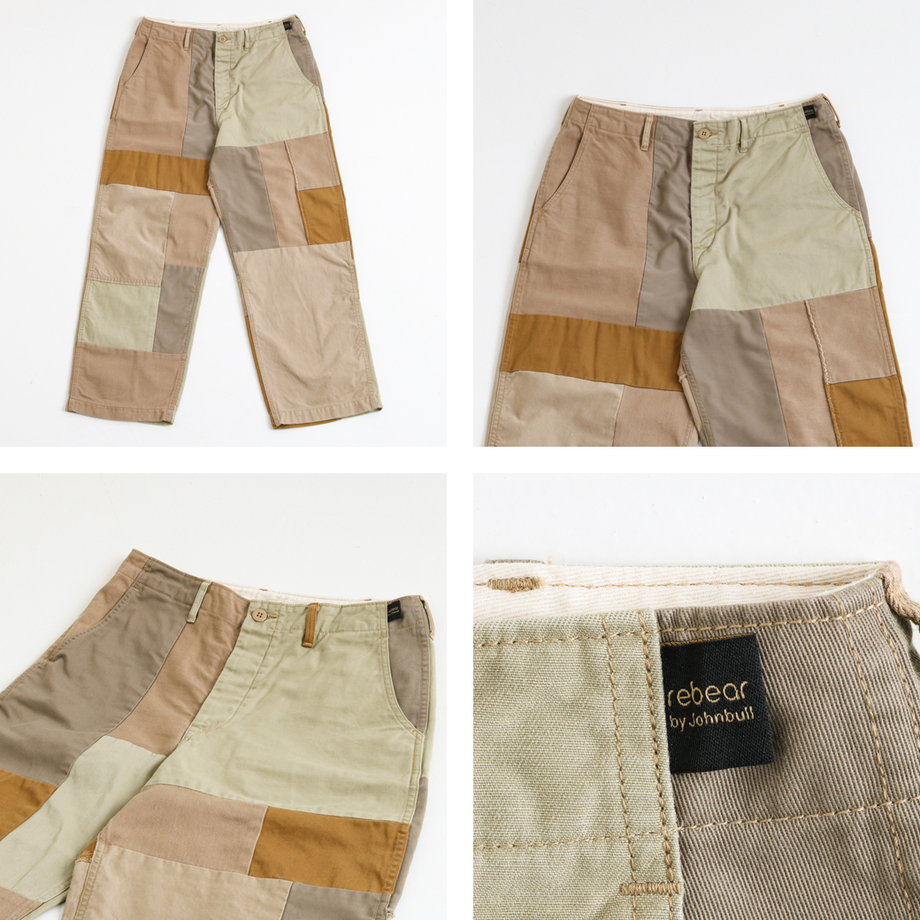 今だけ20％OFF】Johnbull ジョンブル パッチワークチノ