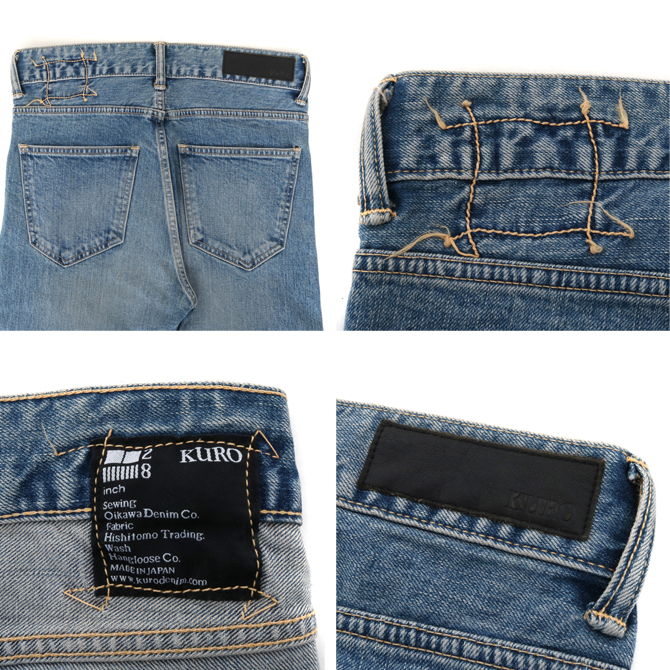 KURO(クロ) GRAPHITE STRECH HERITAGE WASH グラファイト ストレッチ KURO(クロ) GRAPHITE STRECH HERITAGE WASH グラファイト ストレッチ