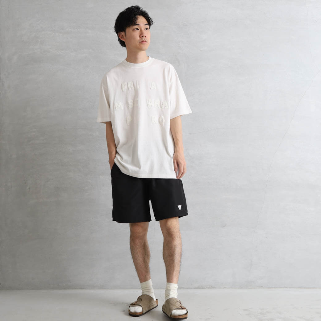 トップス KURO/17/-ROUND SHAPE DYED TEE-PRIMA- KURO クロ 17/- ROUND SHAPE DYED TEE FAMOUS｜BORN FREE ONLINE