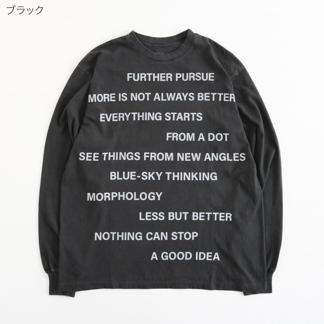 apstudio 【KURO/クロ】ダメージロングスリーブTシャツ ロングスリーブTシャツ – Shizuka Kudo official goods store
