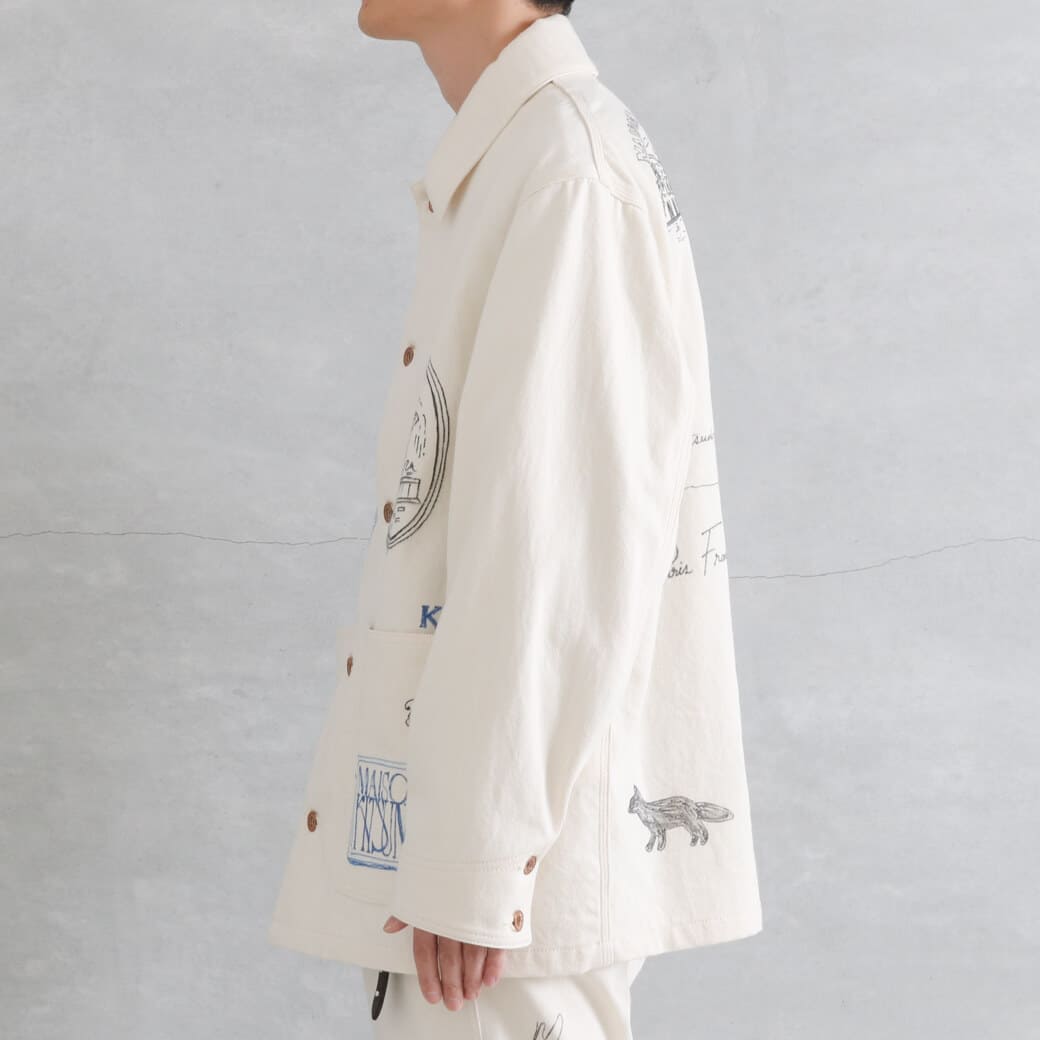 MAISON KITSUNE×KURO メゾンキツネ×クロ HANDWRITTEN POSTCARD WORK