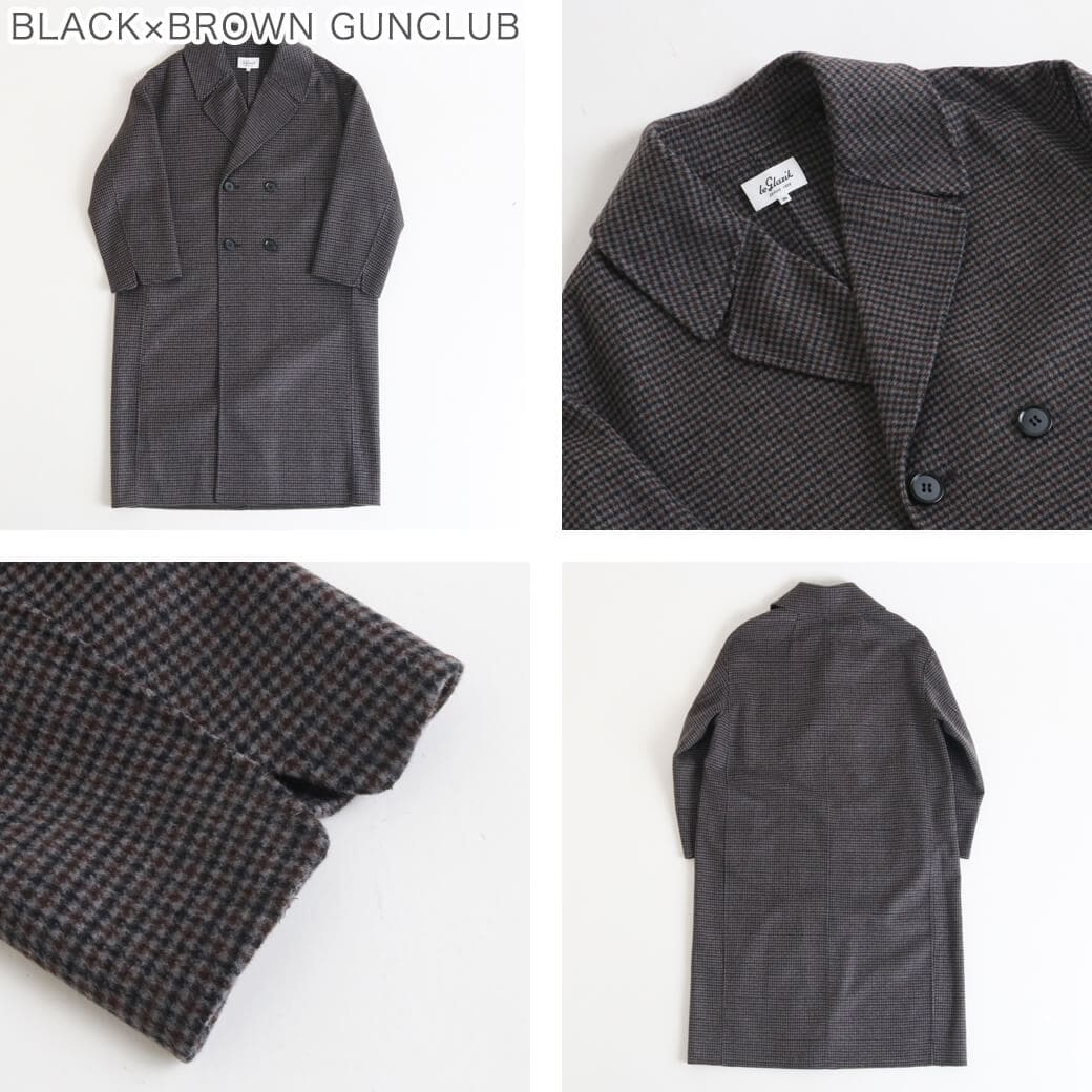 【LE GLAZIK / ルグラジック】 リバーダブルブレストコート LE GLAZIK ル・グラジック リバーダブルブレストコート｜BORN