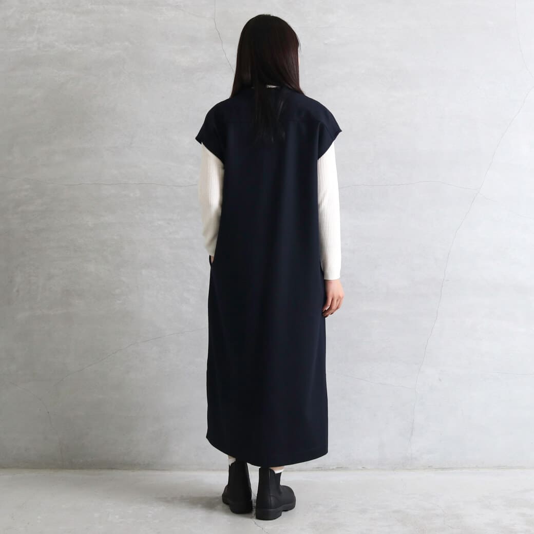 LE GLAZIK ル・グラジック ウール スキッパー フランネル ワンピース