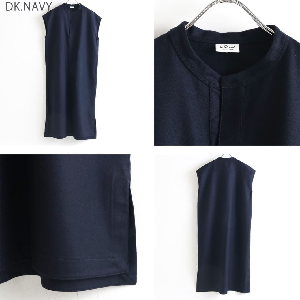 LE GLAZIK ル・グラジック ウール スキッパー フランネル ワンピース