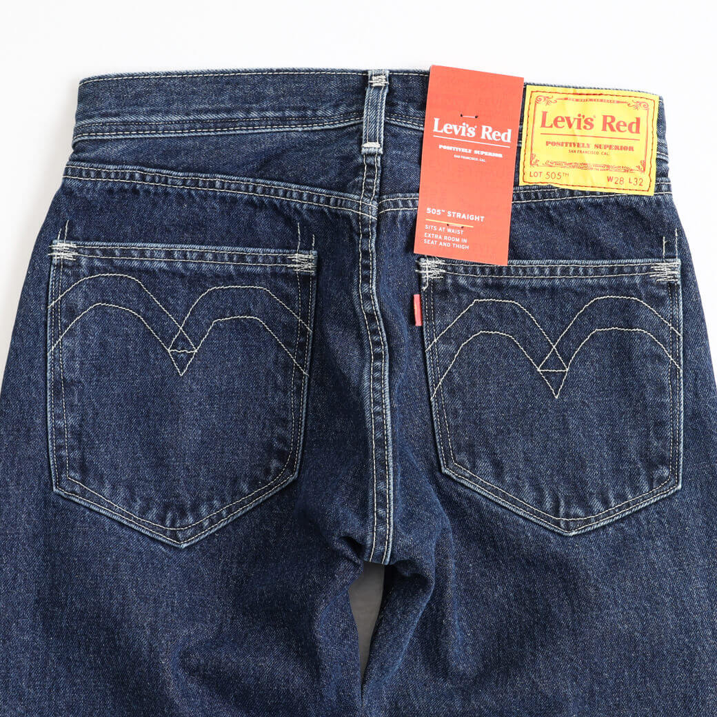 希少❗️早い者勝ち‼️リーバイス 505 USA製 ヒゲ雰囲気抜群 ゴールデンサイズ Levi's RED 505 ストレート ゴールデンインク｜BORN FREE ONLINE