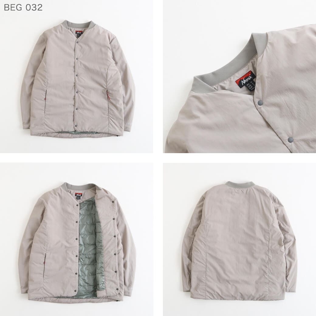 NANGA ナンガ ノーカラーソフトダウンカーディガン｜BORN FREE ONLINE SHOP