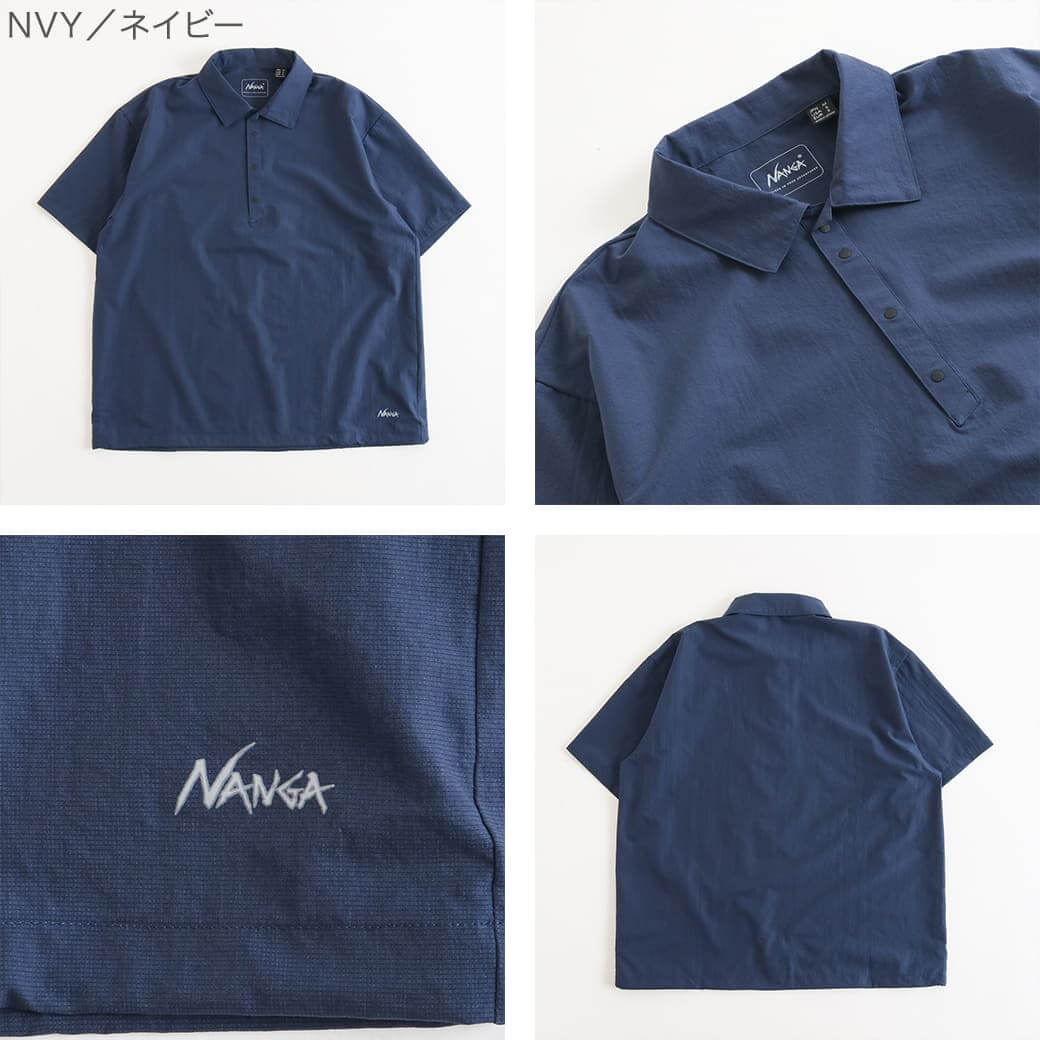 NANGA ナンガ ドットエア® コンフィー ポロシャツ｜BORN FREE ONLINE SHOP