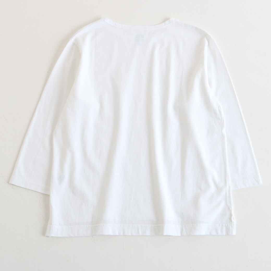 新品 NATURAL LAUNDRY WガーゼボーダーボートネックPO